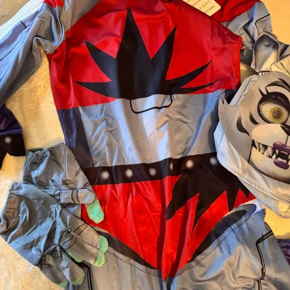 FNAF Roxanne Wolf Kids Costume NWT